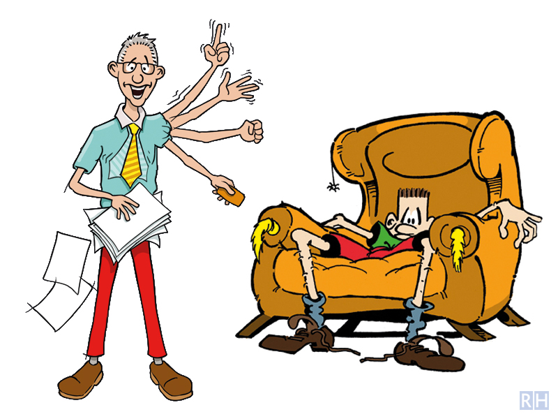 cartoon-illustratie, diversen